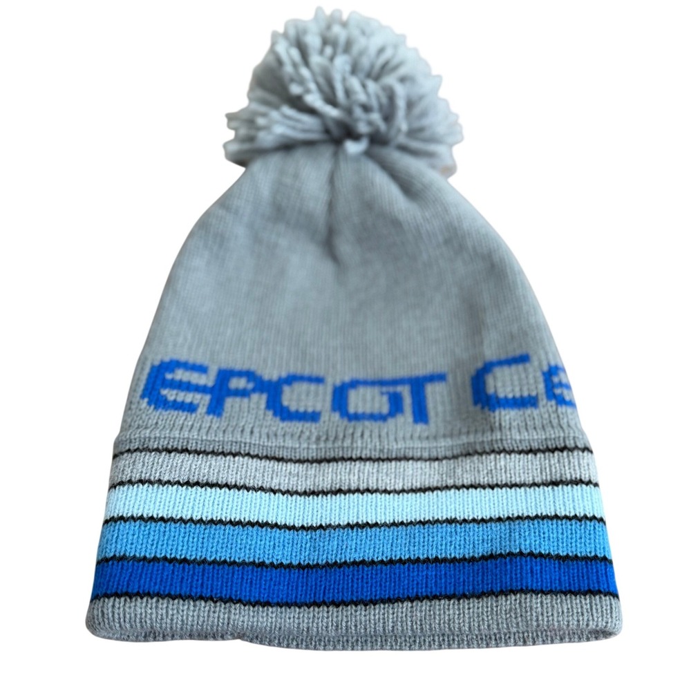 Vintage Walt Disney‎ Productions EPCOT Center Knit Pom Beanie